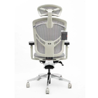 High Back Mesh Office Chair 5D Paddle Control Swivel Desk White