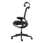 Tilt Function and Adjustable Headrest With Hanger Black Ergo Desk Chair