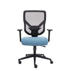 Blue Foam Seat Mid Back Ergonomic Office Chair Mesh Computer Task Chairs