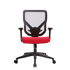 Red Fabric Upholstery Project Office Chairs Angle Automatic Adapt Systems