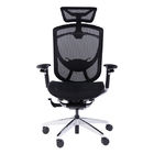Black PA Ergo Curve All Mesh Office Chair Breathable Swivel Seating Chair