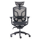 Bright Black Powder Coated Dvary Office Chair Breathable Mesh Ergonomic Manager Seating