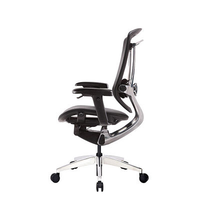 Adjustable Headrest With 4D Arms Tilt Function Lumbar Support And PU Wheels Swivel Office Chairs