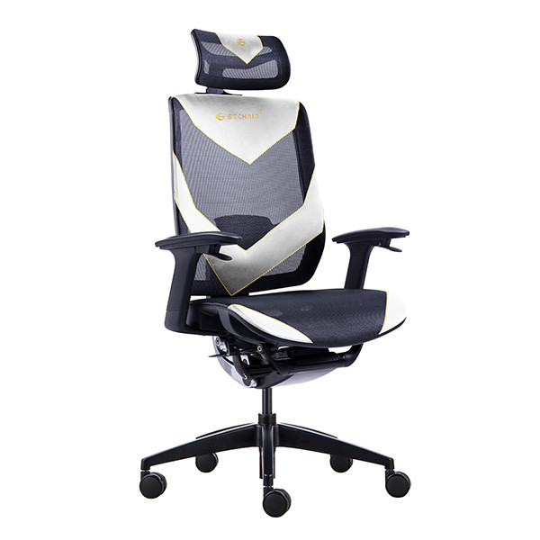 Dynamic Self Adapting Esports Gaming Chair with 65mm PU Castors