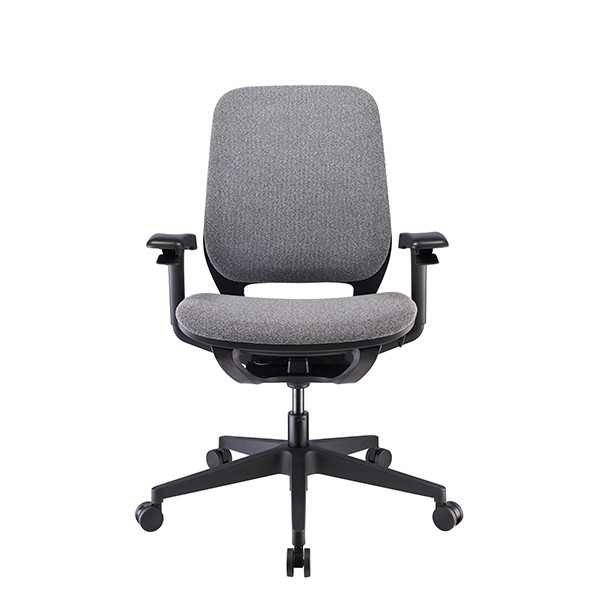 Dark Grey Mesh Fabric Furniture Staff Seating Ergonomic Office Chair