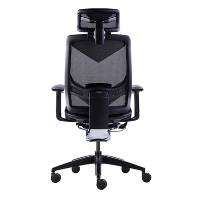 65mm PU Castor Swivel Gaming Chairs Ergonomic Office Seating With Lumbar Support