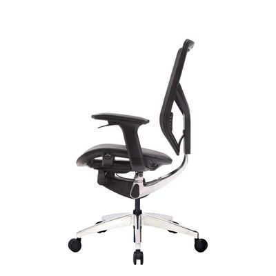 Black PA Plastic Executive Swivel Chair Backrest Height adjustable Seating