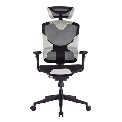 Plastic Frame Silver PU Design Breathable Computer Mesh Gaming Chairs