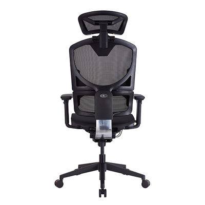Plastic Frame Silver PU Design Breathable Computer Mesh Gaming Chairs