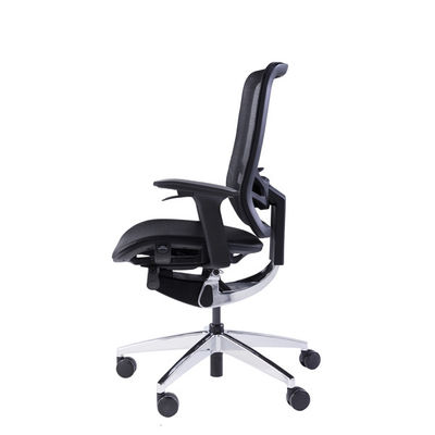BIFMA Black Adjustable Office Chair Ergo Task Chair Swivel Mesh Seating