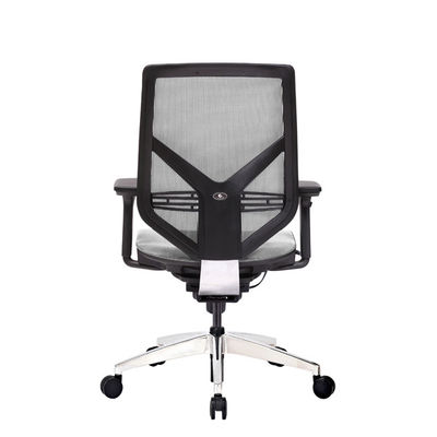 Back Height Adjustable Staff Office Chair Ultra Thin Backrest Computer Task Chairs