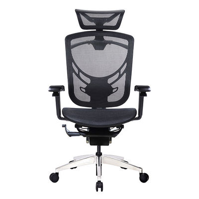IVINO Polished Aluminum Chair Multi-function Ergonomic Mesh Back Office Chair