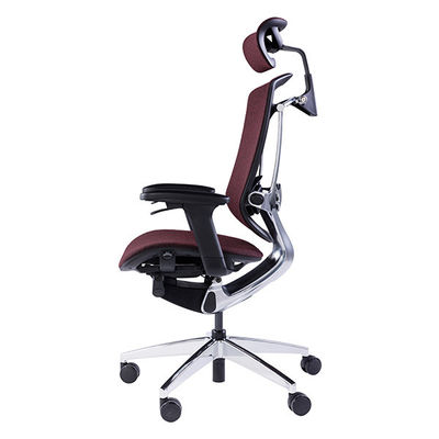WFH Chair With 4D Armrests Adjustable Lumbar Support Headrest Swivel Executive Swivel Office Chair