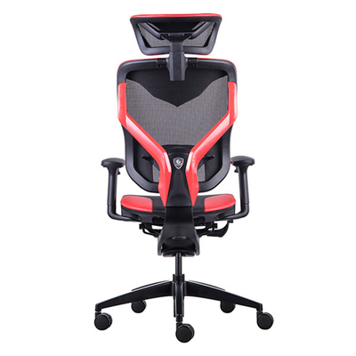 GT - 350 Certified PU Mesh Swivel Gaming Chair Cool Vida High Back Seating Red