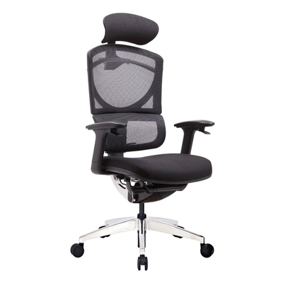 Swivel High Back Mesh Back Office Chair Upholstery Foam Fabric