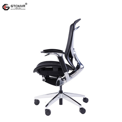 IFIT Chromed Aluminum Mesh Office Chairs Ergonomic Revolving