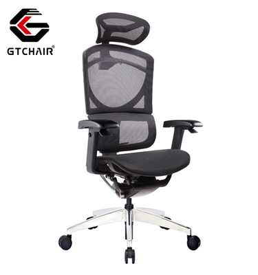 Executive Adjustable Office Chair Sync Sliding High Back With Headrest Ergo Swivel